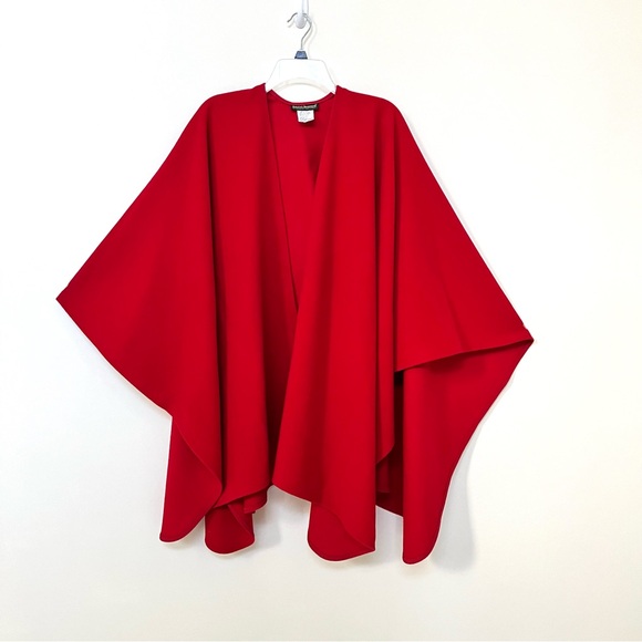 Harve Benard Jackets & Blazers - Harve Benard Red Cape Coat